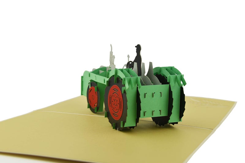 Teabug Cards Tractor 3D Pop UP Greeting Card, Fathers Day Card, Children Birthday Card, Any Occasions - Image 4